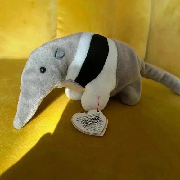 TY  Beanie Baby - ANTS the Anteater (8.5 inch) Stuffed Animal Toy - Picture 1 of 5